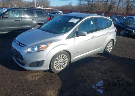 2018 Ford C-Max Hybrid Se из США, поврежденный, VIN 1FADP5AUXJL102830